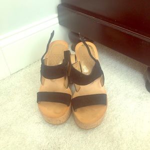 Dolce Vita suede platforms